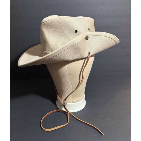 Walt Disney World Safari Adventure Hat Size Small Tan Wide Brim Explorer Cap - Picture 3 of 7